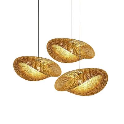 China Beautiful Lights Simple Hanging Chandelier Large Modern Bamboo Pendant Light Art Design Decor Led Pendant For Indoor for sale