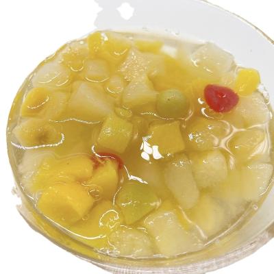 China Quality Guaranteed Canned Using OEM 425g Preserves Fresh Fruit Canned Fruit Salad In Syrup In Box for sale