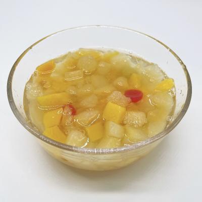 China High Quality Tasty OEM Canned 3000g Hg Nutrition Food Mixed Canned Five Fruit Fruit Mixed Tropical Cocktail In Syrup for sale