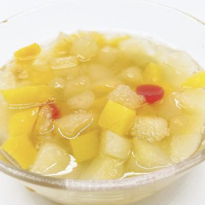 China Big quality OEM 2500g canned fruit easy open canned fruit salad ready to use with pineapple in syrup for sale