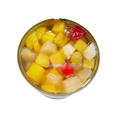 China OEM 820g Fruit Salad Same Size Sweated and High Quality Hg Canned and Perfect Proportion Barrel in Syrup for sale