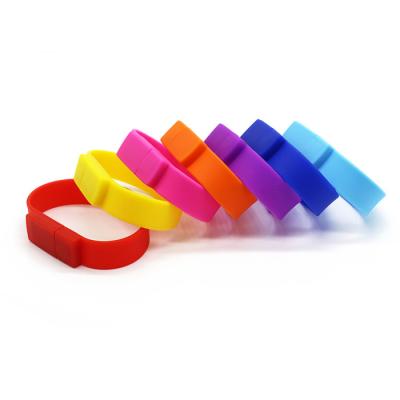 China Promotion\Business\School\Office Silicone Wristband USB Flash Stick 1GB 2GB 4GB USB Drive Creative Fashion Gift With Custom Logo for sale