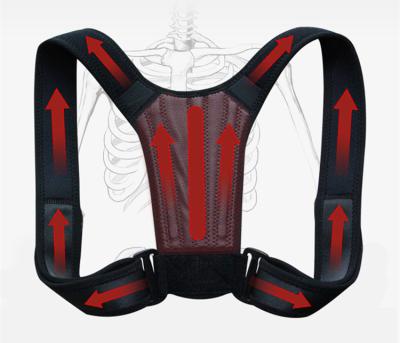 China Breathable.posture corrector amazon hot selling improved adjustable back corrector for lower back women and men for sale