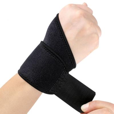 China Adjustable Fingerless Soft Elastic Wrist Support Thumb Gym Sport Use for sale