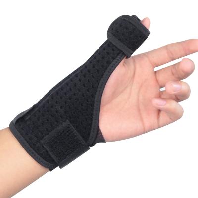 China Wholesale Adjustable High Quality Adjustable Sponge Compression Thumb Splint Breathable Wrist Support Brace for sale