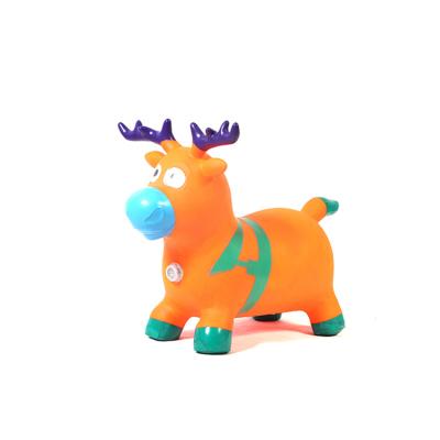 China Toy Wholesale Promotional PVC Inflatable Hopper Eco-friendly Jumping Animal Jumping Animal, Inflatable Toys for sale