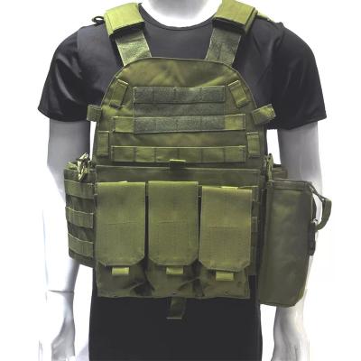 China New Molle Army Pocket Vest Multi Waterproof Military Training Vest Tactical Hunting Vest for sale