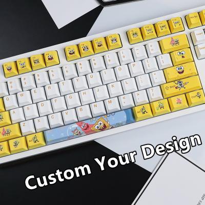 China PBT Keycaps HZGAMER 111 Keys Keycaps OEM Heat Sublimation 5 Surfaces Customized Design Profile PBT Keycaps For Mechanical Keyboard Switch for sale