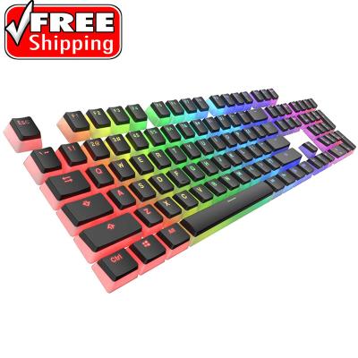 China PBT Keycaps HZGAMER Pudding Keycaps, OEM Mechanical PBT Double Shot Keyboard Backlight Pudding Keycaps Profile Keycaps for sale