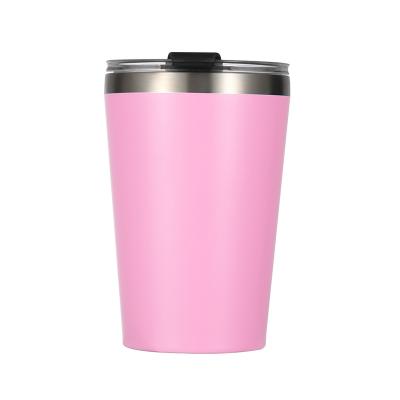 China New Style Metal Double 150z Vacuum Vials Sublimation Thermoses Vacuum Flasks Straight Tumble Cups With Straws for sale