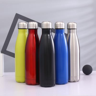 China PORTABLE hot sale 304 stainless steel bilayer sports hot water flask personalized water bottle vacuum for sale