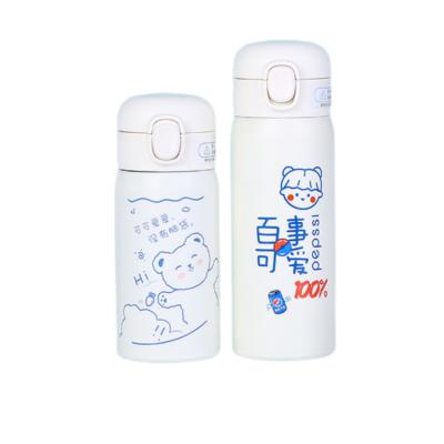 China Good Quality OEM Stainless Steel Vacuum Flask PORTABLE Cute Insulated Water Bottle For Sports for sale