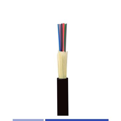 China Tight Buffered 12 Strand Fiber Cable Singlemode G652D Riser OFNR Easy To Peel for sale