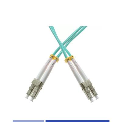 China Vibration Resistance OM3 Single Mode Patch Cables LC UPC Duplex LSZH 3m 2.0mm for sale