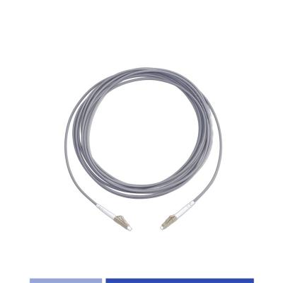 China LSZH Jacket Armored Fiber Optic Patch Cord LC-LC Multimode OM1 Armored Patch Cord for sale