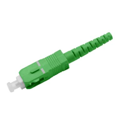 China Simplex 2.0mm Fiber Optic Connector Waterproof Singlemode SC APC Optical Connector for sale