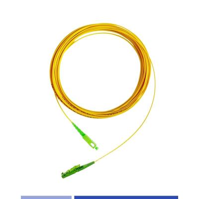 China Fiber Optic Single Mode Patch Cord SC/APC To E2000/APC Simplex LSZH 3m 2.0mm for sale