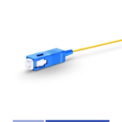 Cina Pigtail in fibra ottica impermeabile UPC SC Pigtail single mode OS2 9/125um LSZH 1m in vendita