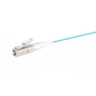 China 50/125um Fiber Optic Pigtail Multimode OM3 LSZH 1m LC UPC Pigtail High Versatility for sale