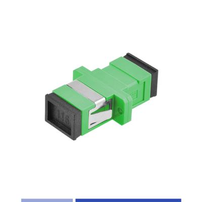 Cina Connettore SC APC Simplex leggero Facile installazione con flange verde in vendita