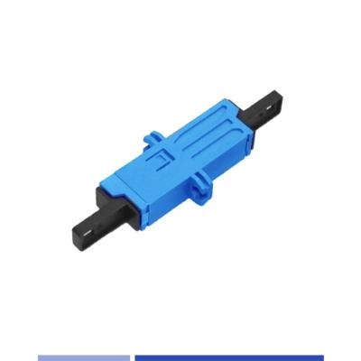 China Single Mode Fiber Optic Adapter Simplex SC UPC Fiber Connector Met Vlies Blauw Te koop