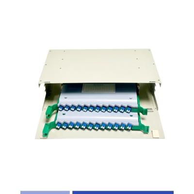 China Rack Mounted Fiber Optic Patch Panel 3U ODF 19