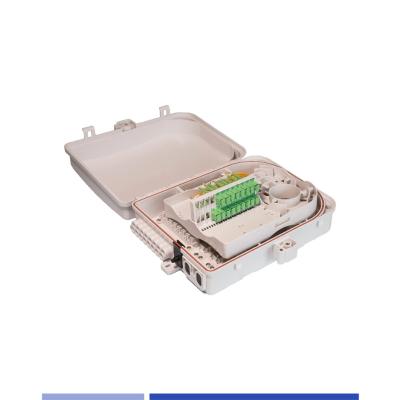 China 24 Port Termination Box Fiber Optic SC ABS Plastic Simplex Adapter 24 Core for sale