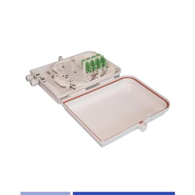 China Fiber Optic Terminal Box 16 Port LC/SC Fiber Box Loaded SC APC Simplex Adapter for sale