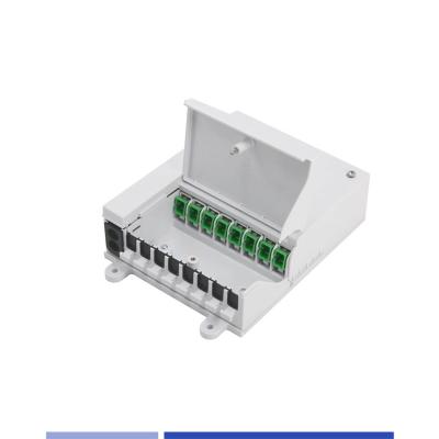 China 8 Port Optical Termination Box LC/SC 8 Core Unloaded SC/APC Weather Resistance for sale