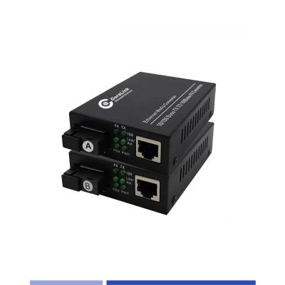 Китай BIDI Fiber Media Converters 10/100Mbps Одномодный SMF TX1310nm/RX1550nm Простой SC 20KM продается