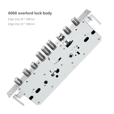 China Wholesale 6068 Home Door Aluminum Mortise Apartment Main Door Stainless Steel Lock Narrow Body for sale