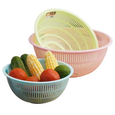 China Factory Supply Bargain Price Sustainable Kitchen Items Set Plastic Sink Drain Basket For Vegetable for sale