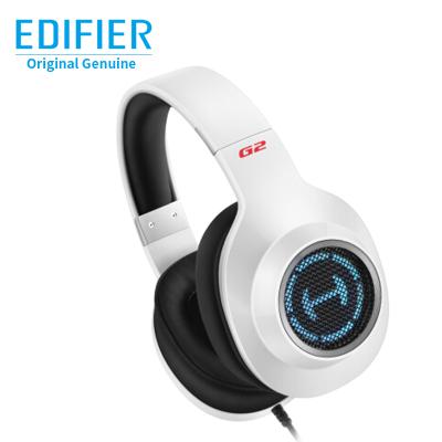 China EDIFIER G2II RGB Lighting Effects Earphone Led Display Microphone Wireless Headset Gamer White for sale