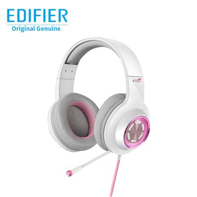 China Original RGB Lighting Effects EDIFIER G4 Gaming 7.1 Edge Pro - RGB Sound Lights Wireless Gamer Headphones Pink for sale