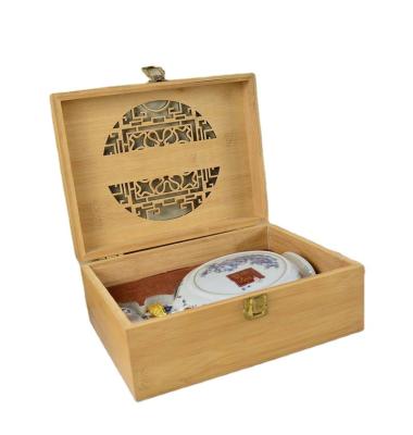 China Factory Price Recyclable Professional Rustic Food Gift Packaging Wooden Box With Lid for sale