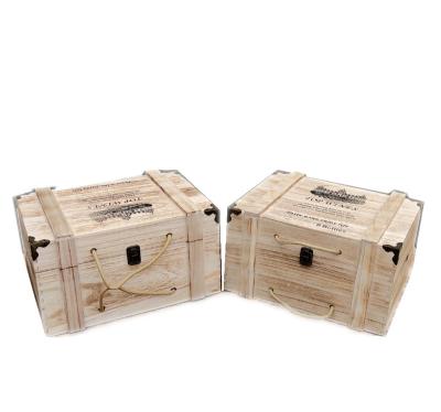 China Wholesale Custom Luxury Recyclable Gift Maker Wooden Wine Box For Sale for sale