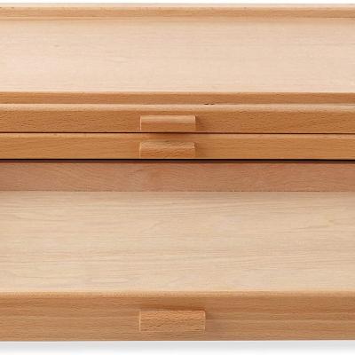 China Recyclable Drawer Beech Artist Storage Box for Crayons, Pencils, Markers, Brushes, Stationery Boxes for sale