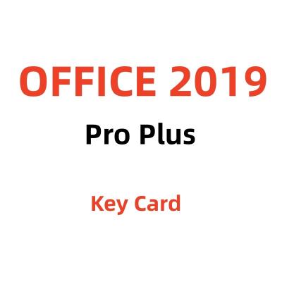 China Globally Office Pro Plus 2019 Key Card 100% Full Online Activation Package 6 Office Pro Plus 2019 Fast Shipping 2019 Month Guaranteed for sale