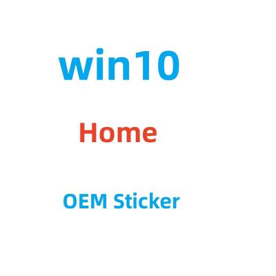 China Genuine OEM Win 10 Home Sticker Win 10 Home Sticker COA 6 Month Warranty Win 10 Home Sticker OEM Fast Ship Win 10 Home for sale