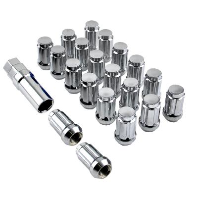 China Carbon Steel 20+1 CARBON STEEL M12*1.25/1.5 WHEEL LOCKING ANTI-THEFT NUT SET for sale