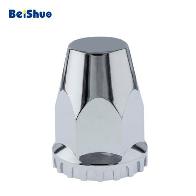 China Heavy Industry 33mm Plastic Dust Proof Top Reflector Wheel Lug Nut Cover for sale