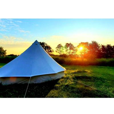 China Luxury hotel tent luxury cotton bell tent waterproof glamping outdoor resort tent for sale