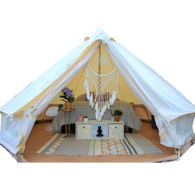 China Luxury hotel tent factory house glamping tent for custom size safari bell tent camping resort tent for sale for sale