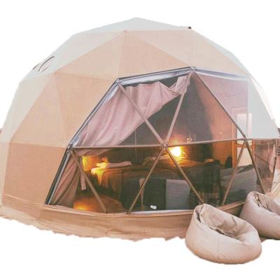 China Outdoor house factory event dome tent 6m diameter waterproof film cover glamping luxury dome camping for sale