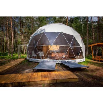 China Hot Sale Outdoor Luxurious Resort Geodesic Dome Pop Up Camping Dome Glamping Tent for sale