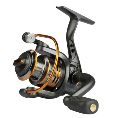 China Custom Straight Multiple Size Metal Reel Reel Fishing Handle Luxury Sea Stainless Steel Gold Fishing Spinning Reels for sale