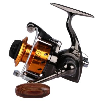 China LEFT HAND Goture CNC Zinc Alloy Handle Fishing Spinning Wheel Reel Metal Reel Fishing Reels for sale