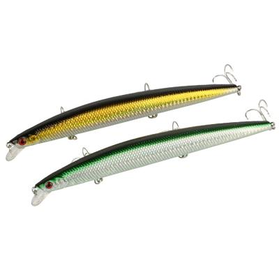 China Advance Premium 3d Body Eyes Hard Plastic Fish Fishing Lure Long Cast Pencil Minnow Slow Sinking Lures for sale