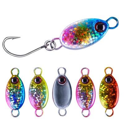 China Custom Lead Body Support Ice Fishing Spoon VIB Build 3.2g 5.2g High Quality Metal Spoon Building Lures for sale