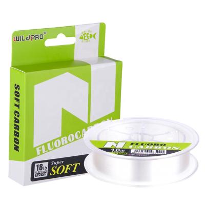 China Good Quality 100m Fluorocarbon Monofilament Fluorocarbon Fast Sinking Fishing Line for sale